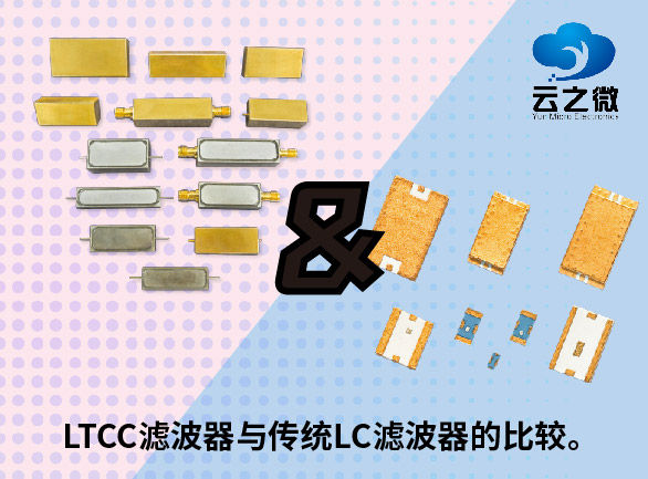 LTCC滤波器与传统LC滤波器的比较。